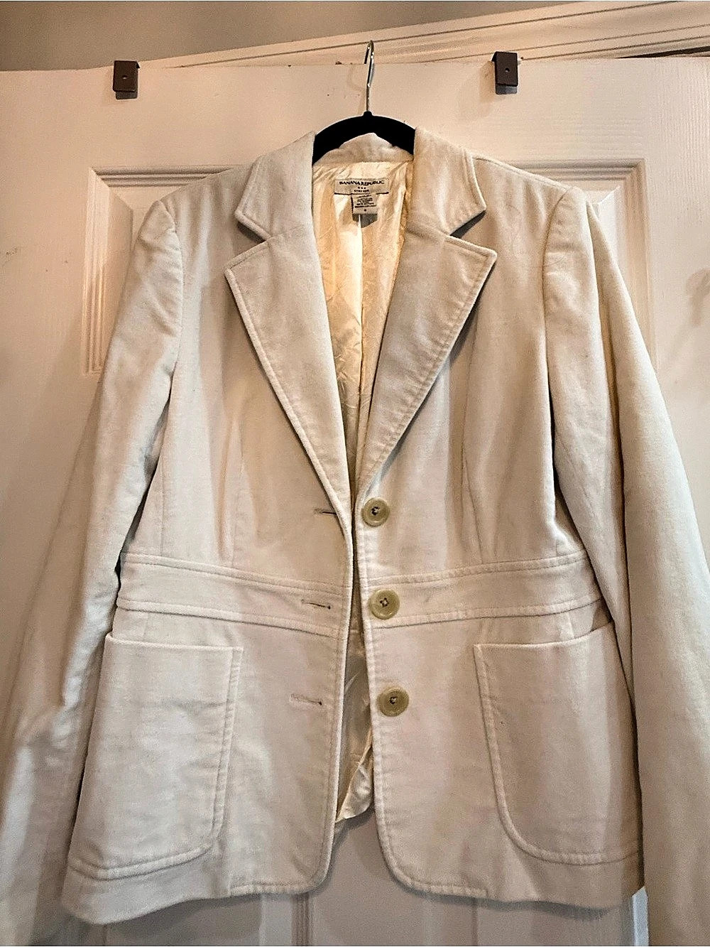 Banana Republic White Blazer Size Small Like New